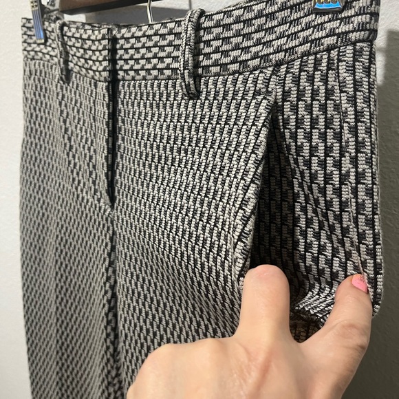 THEORY TRECCA TAILORED GEOMETRIC PRINT DRESS PANT SIZE 0 - Picture 12 of 14